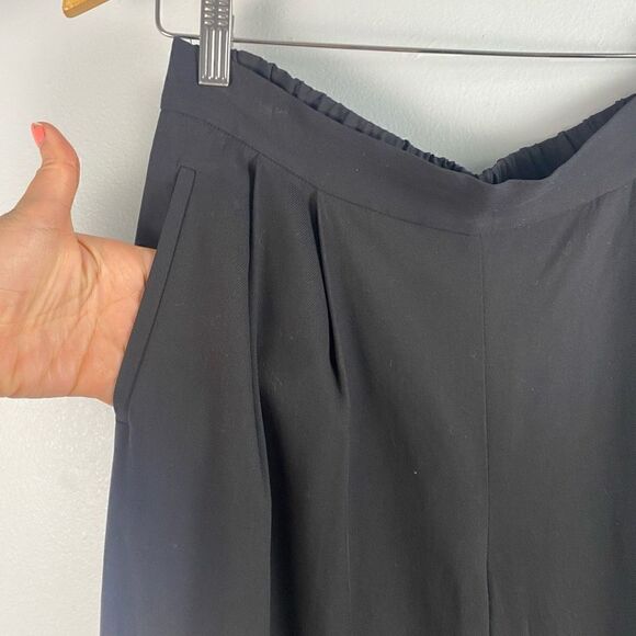 EILEEN FISHER TENCEL™ Ponte Cropped Wide-Leg Pants - Picture 7 of 8